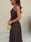 Women's Wedding Guest Off Shoulder Chiffon Maxi Dress