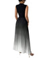 Women's Wedding Guest Ombre Pleated Sleeveless Midi Dress