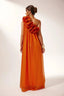 Women's Wedding Guest One Shoulder Floral Formal Maxi Dress