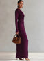 Women's Wedding Guest One Shoulder Ruched Maxi Dress