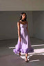 Women's Wedding Guest Ruffle Hem Cami Midi Dress