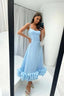 Women's Wedding Guest Ruffle Hem Cami Midi Dress