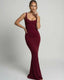 Women's Wedding Guest Sweetheart Bodycon Maxi Dress