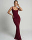 Women's Wedding Guest Sweetheart Bodycon Maxi Dress