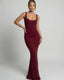 Women's Wedding Guest Sweetheart Bodycon Maxi Dress