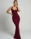 Women's Wedding Guest Sweetheart Bodycon Maxi Dress