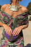 Women's Wedding Guest V-Neck Wrap Maxi Dress