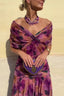 Women's Wedding Guest V-Neck Wrap Maxi Dress