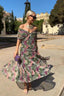 Women's Wedding Guest V-Neck Wrap Maxi Dress