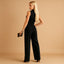 Women's Wide Leg Wrap Summer Jumpsuit