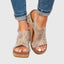 Women's Platorm Slingback Strap Sandals