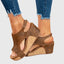 Women's Platorm Slingback Strap Sandals