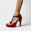 Women's T-Strap with Bow Detail Heels