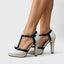 Women's T-Strap with Bow Detail Heels