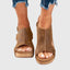 Women's Platorm Slingback Strap Sandals