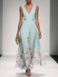 Women's Floral Print Maxi Dress