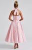 Women's Halter Summer Midi Dress
