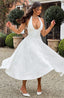 Women's Halter Summer Midi Dress