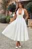 Women's Halter Summer Midi Dress