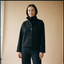 Women's Tailored Stand Collar Button Front Jacket