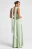 Women's Asymmetric Wedding Guest Maxi Dress
