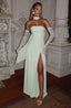 Women's Asymmetric Wedding Guest Maxi Dress