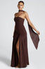 Women's Asymmetric Wedding Guest Maxi Dress