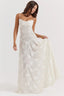 Women's Flowy Open Back Adjustable Straps Long Summer Dress