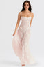 Women's Flowy Open Back Adjustable Straps Long Summer Dress