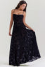 Women's Flowy Open Back Adjustable Straps Long Summer Dress