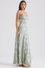 Women's Flowy Open Back Adjustable Straps Long Summer Dress