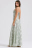 Women's Flowy Open Back Adjustable Straps Long Summer Dress