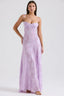 Women's Flowy Open Back Adjustable Straps Long Summer Dress