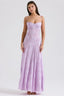 Women's Flowy Open Back Adjustable Straps Long Summer Dress