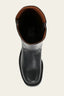 Women's Classic Knee-High Round-Toe Block-Heel Western Boots